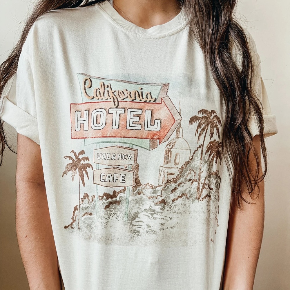 The Eagles Tee, Band Tee, Hotel California T-Shirt